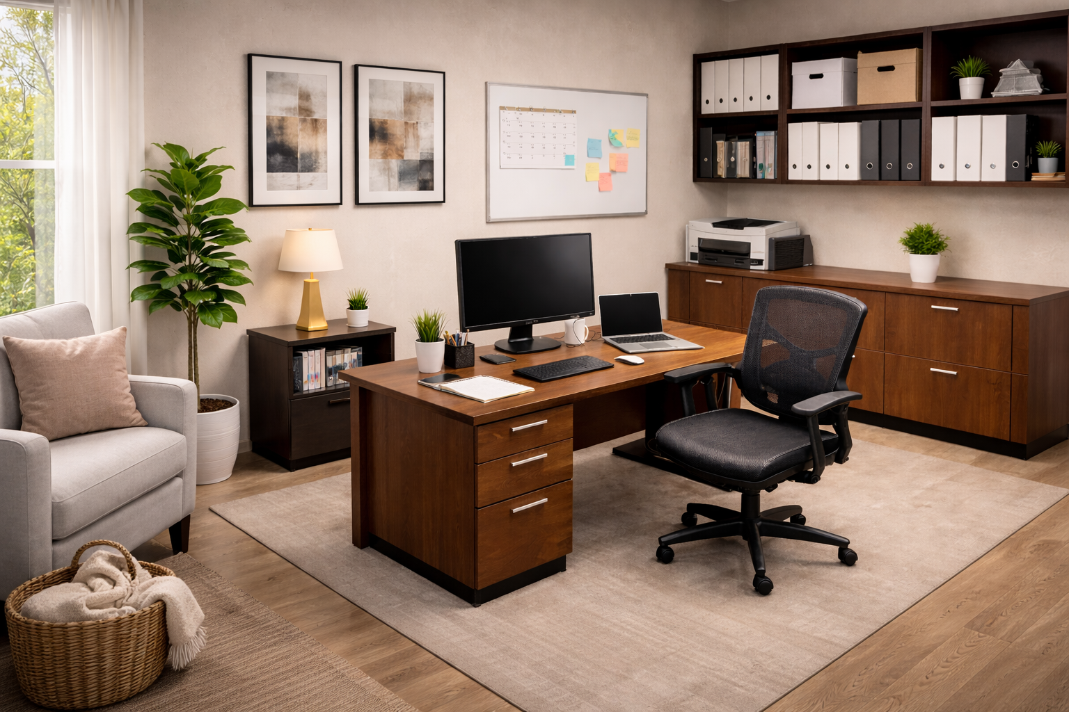 The Organized Home Office: Design Tips for Productivity and Style